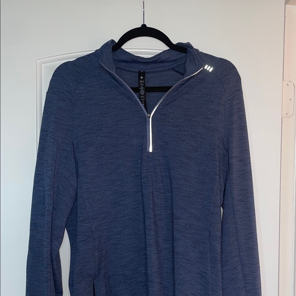 Lululemon Navy Half-Zip Pullover (Soft Jersey)